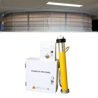پایه اروپایی DC24V ضد حریق دود خاکستری برای پرده ضد حریق پرده دود دیواری